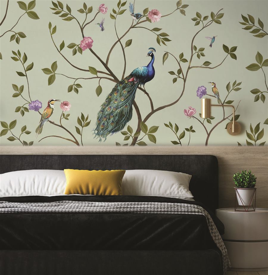 Peacock Chinoiserie wallpaper – The Wall Chronicles